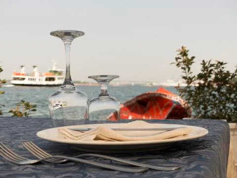 Dinner composition Stock Photos