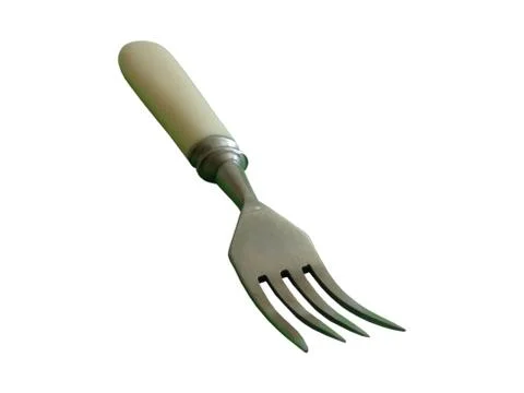 Dinner Fork Isolated Foto stock