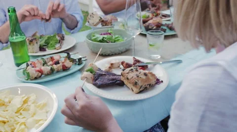 Dinner garden party Video stock 58282910