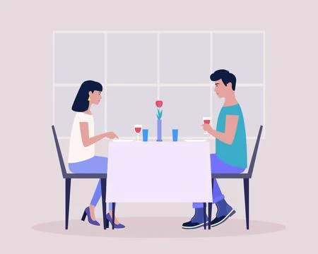 Dinner Stock Illustration