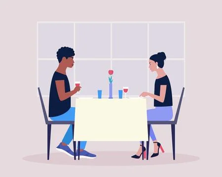 Dinner Stock Illustration