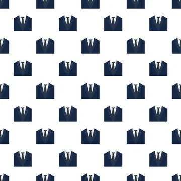 Dinner jacket pattern seamless vector Stock Illustration