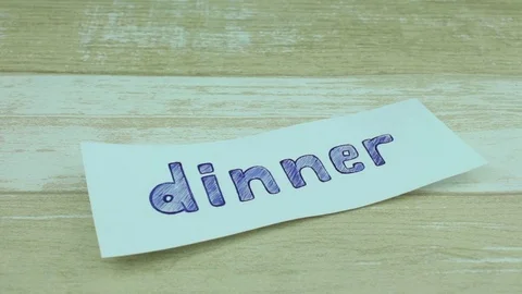 Dinner with nuts Stock Footage 80335537