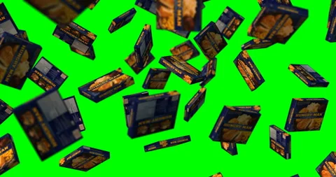 Dinner for One, rain falling slow motion animation Video stock 162433549