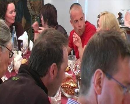Dinner paella spain group Stock Footage 637786