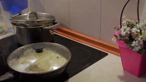 Dinner In A Pan Stock Footage 143898541