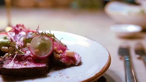 Dinner plate 1 Stock Footage 86926023