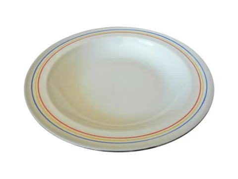 Dinner Plate Isolated Stock Photos