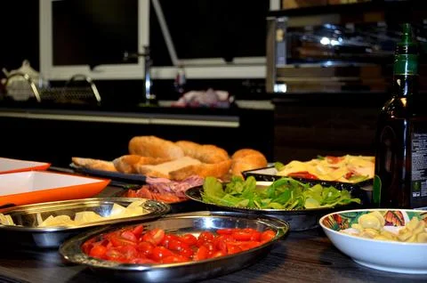 Dinner preparation Stock Photos