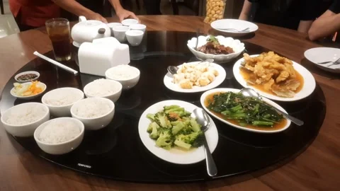 Dinner, Ready Stock Footage 333409628