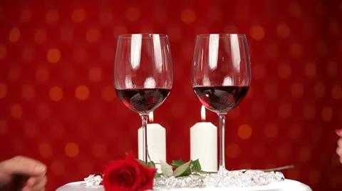 Dinner at the restaurant. HD Stock Footage 10574424