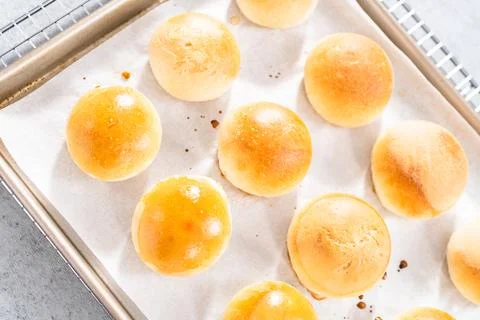 Dinner rolls Stock Photos