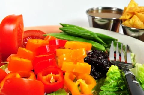 Dinner salad Stockfoto's