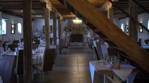 Dinner scene decoration of a wedding Video stock 232767041