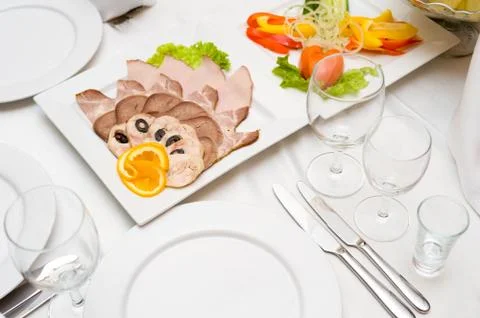 Dinner is served Stock Photos