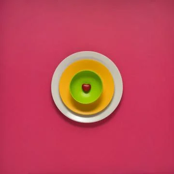 Dinner is served. Stock Photos