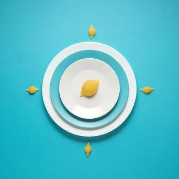 Dinner is served. Stock Photos