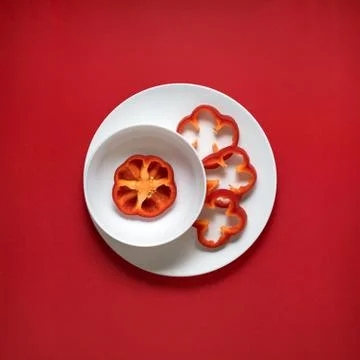 Dinner is served. Stock Photos