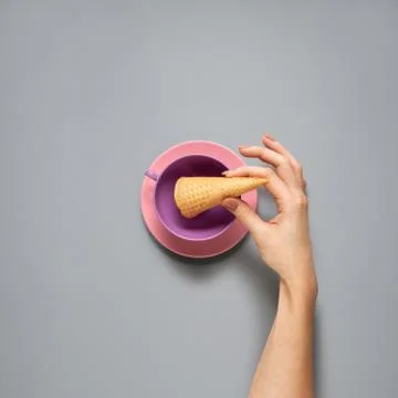 Dinner is served. Stock Photos