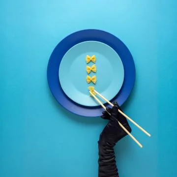 Dinner is served. Stock Photos