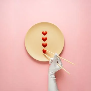 Dinner is served. Stock Photos