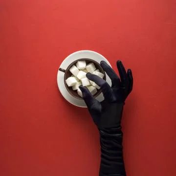 Dinner is served. Stock Photos