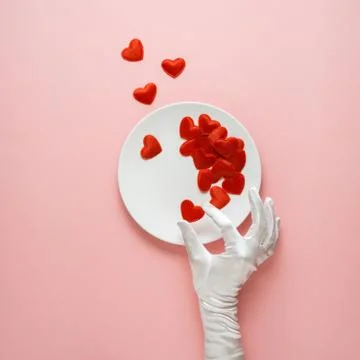Dinner is served. Stock Photos