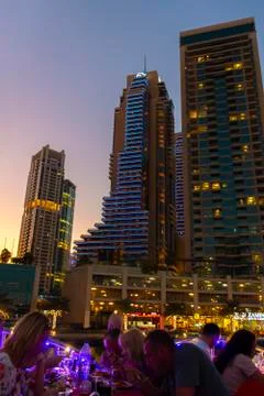 Dinner on the ship Stock Photos