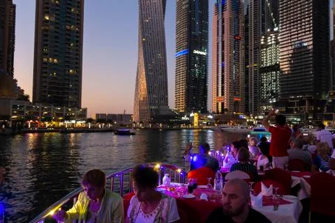 Dinner on the ship Stock Photos
