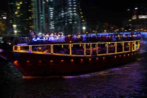 Dinner on the ship Stock Photos