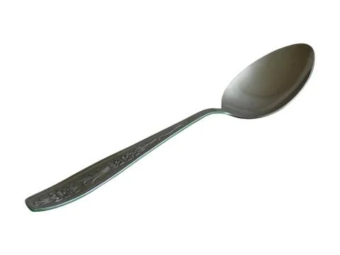 Dinner Spoon Isolated Foto stock