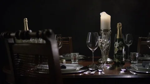 Dinner Table 02 库存影片 72275193