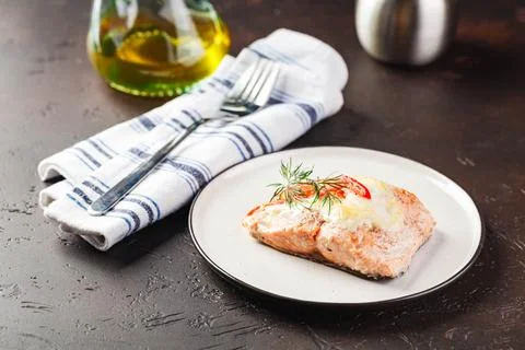 Dinner table with different dishes, set menu for nutritious healthy lunch i.. Stock Photos