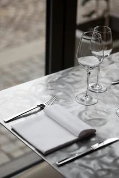 Dinner table Stock Photos