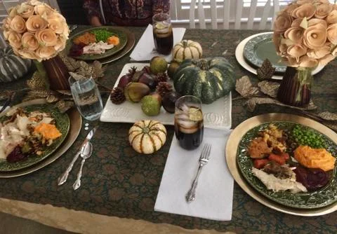 Dinner on the table Stock Photos