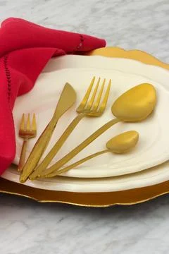 Dinner table setting Фото