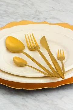 Dinner table setting 写真素材