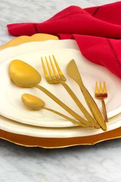 Dinner table setting 写真素材