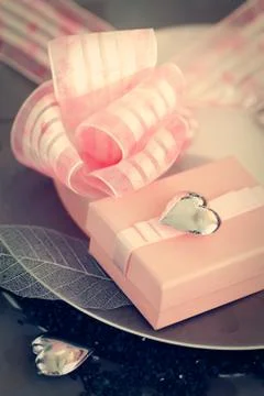 Dinner table settings Stock Photos