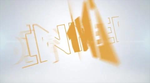 Dinner Text Animation Stock Footage 66112811