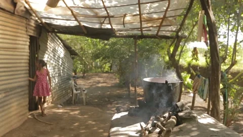 Dinner time in Nicaragua Stock Footage 225566723