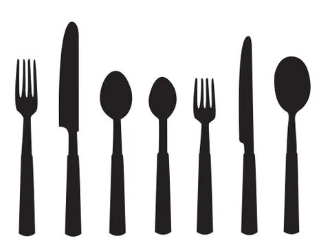 Dinner tools Illustrazione stock