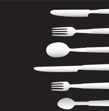 Dinner tools Illustrazione stock