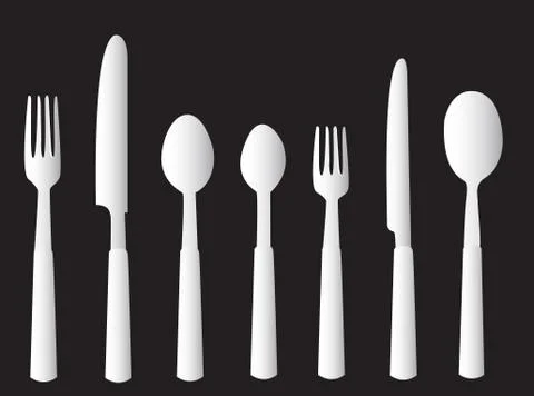 Dinner tools Stock Illustration