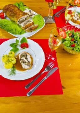 Dinner for two Stock Photos