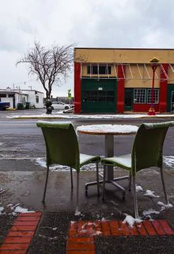 Dinner with a view Stock Photos