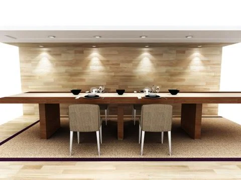 Dinning Room Stock Illustration