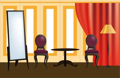 Dinning-room Stock Illustration