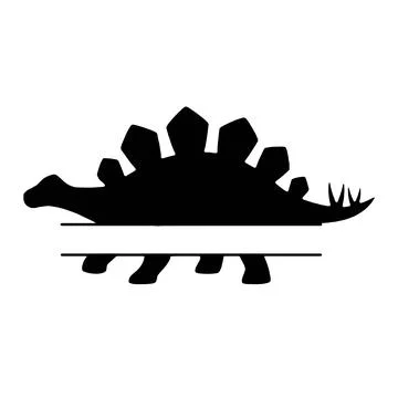 Dino, Dinosaur Monogram, Vector, Frame. T-shirt ornament. Template for printing Stock Illustration