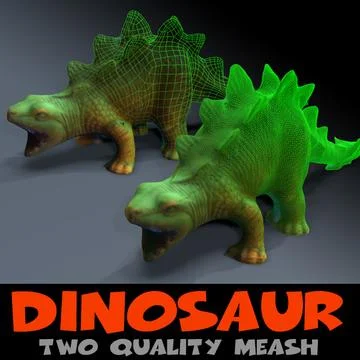 Dinosaur 2 quality mesh 3D Model